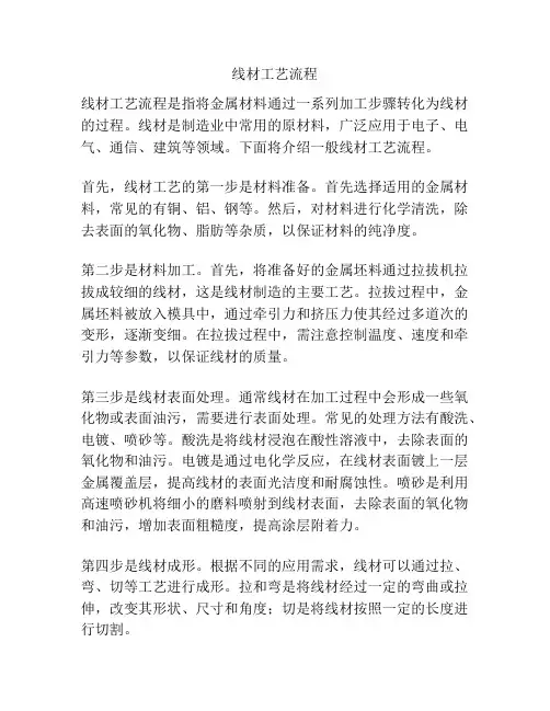 线材工艺流程