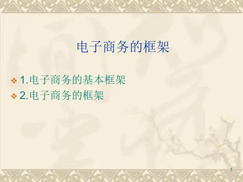 2.电子商务的框架