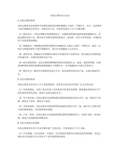 双色注塑知识点总结