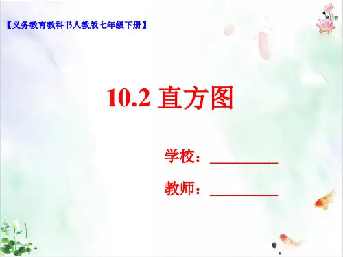 人教版数学《直方图》(完整版)课件