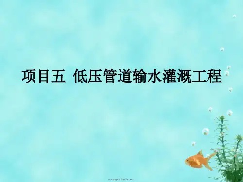 05  低压管道输水灌溉工程
