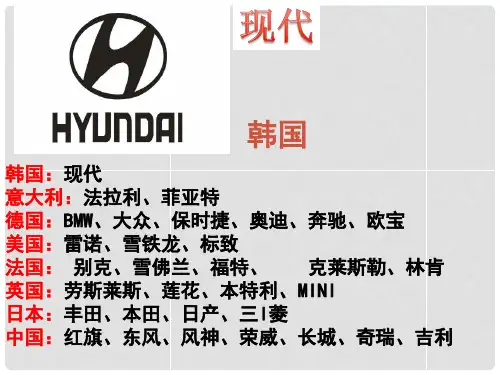 七年级历史上册 第四单元 第四课 汽车城：蔚山课件 新人教版