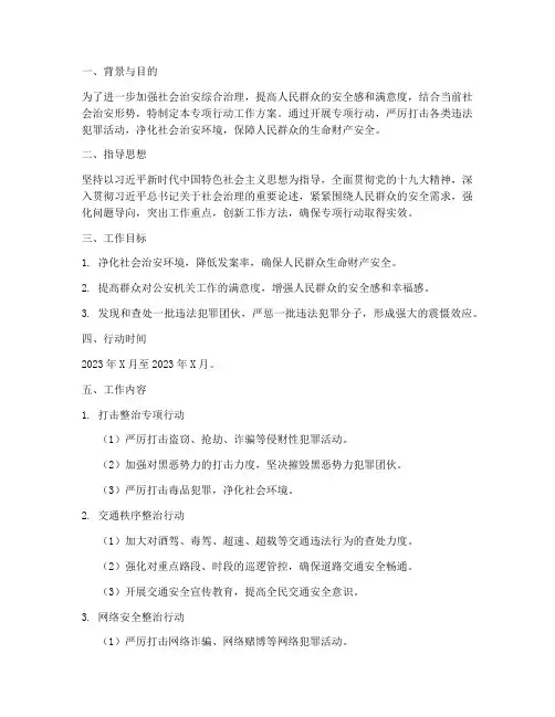 专项行动_工作方案
