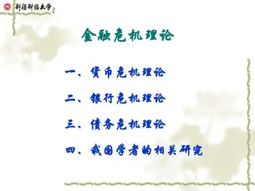 金融危机理论