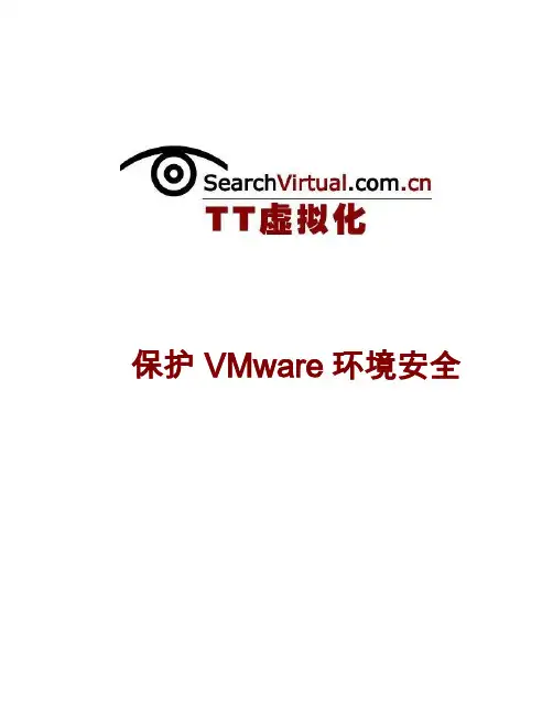 保护VMware环境安全