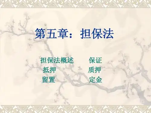 第五章 担保法