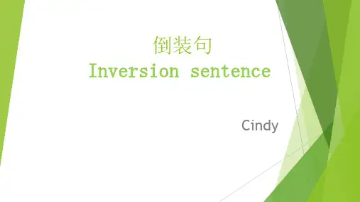 英语倒装句课件