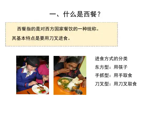 金正昆西餐礼仪