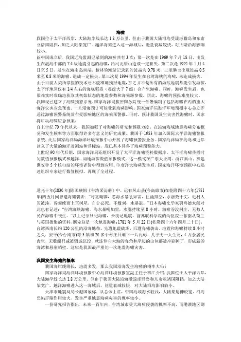 海啸案例分析