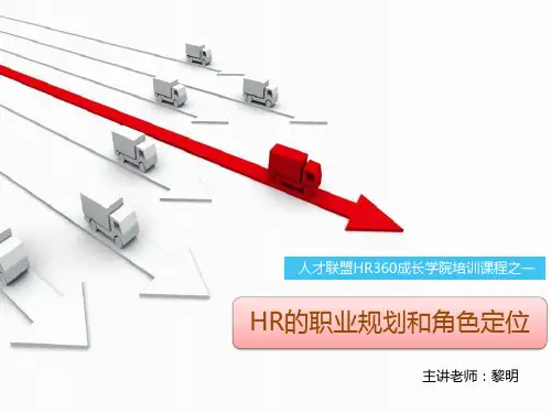 HR职业规划和角色定位