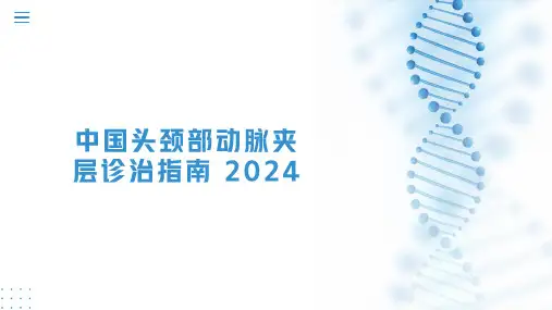 中国头颈部动脉夹层诊治指南 2024