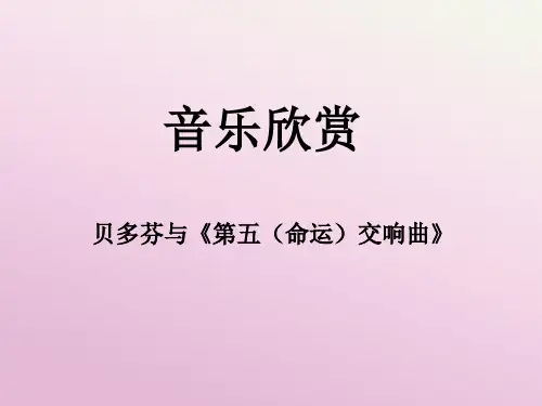 《☆第五交响曲 地平线交响曲课件》初中音乐人音版九年级上册ppt