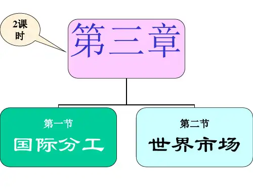 第二章国际分工、世界市场、国际价值与国际价格