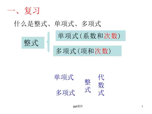 整式的加减(公开课)课件