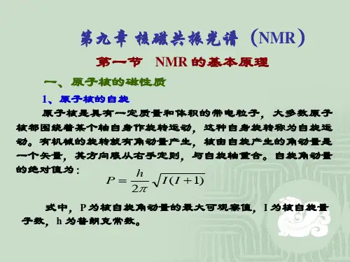 核磁共振光谱(NMR)