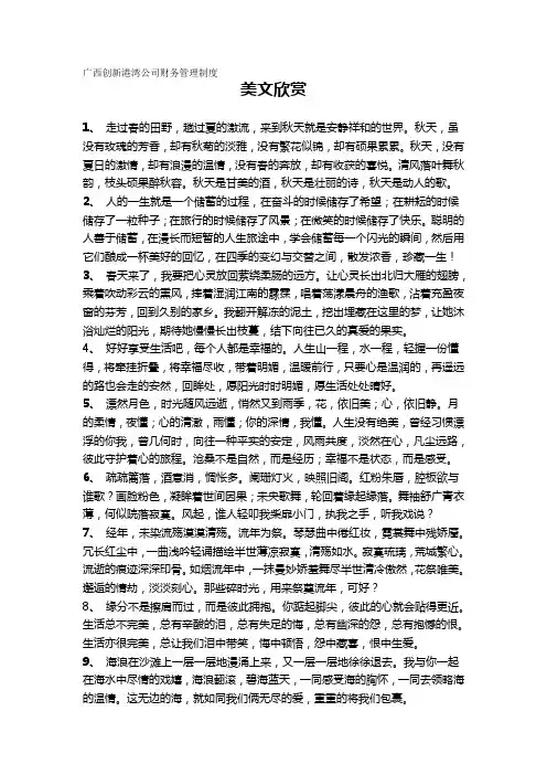 广西创新港湾公司财务管理制度.doc