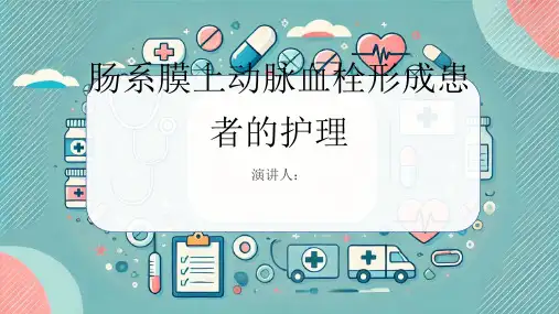 肠系膜上动脉血栓形成患者的护理PPT