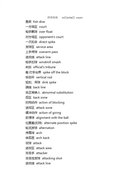 网球相关英语词汇_教学英语词汇