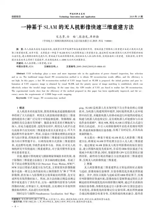 一种基于SLAM的无人机影像快速三维重建方法
