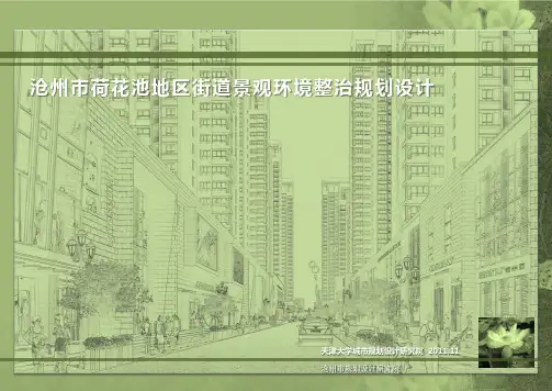 荷花池街道景观环境整治规划2011-15