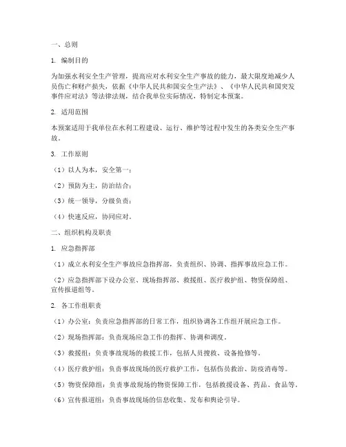 水利安全生产_应急预案