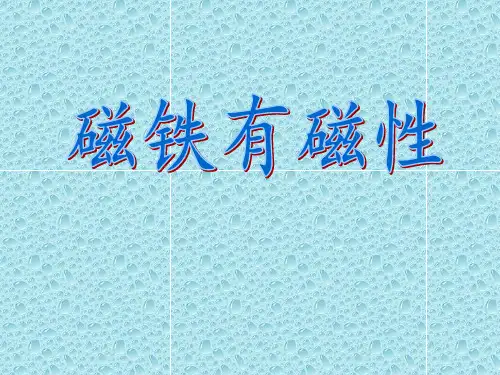 《磁铁有磁性》教学课件1