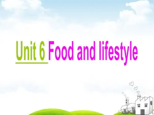 牛津译林版七年级上册英语《Unit 6 Food and lifestyle Study skil》课件公开课