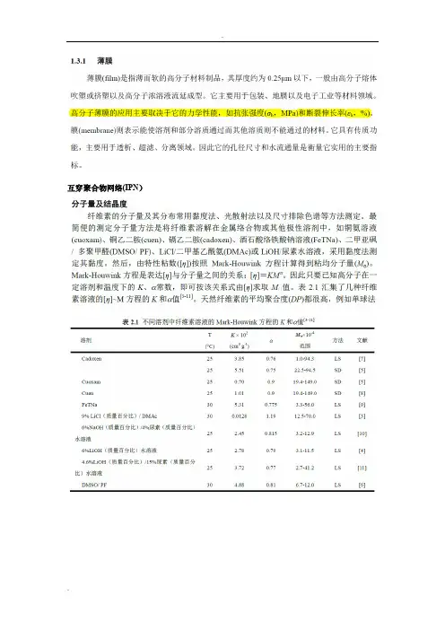 纤维素知识 