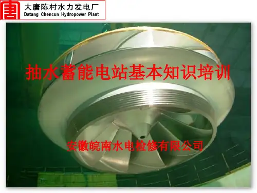 抽水蓄能电站培训教材