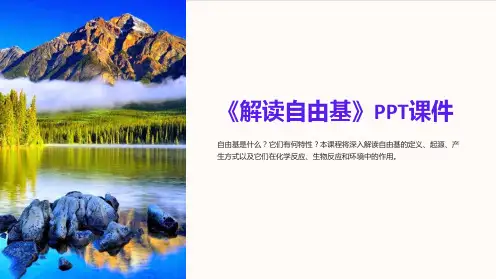 《解读自由基》课件