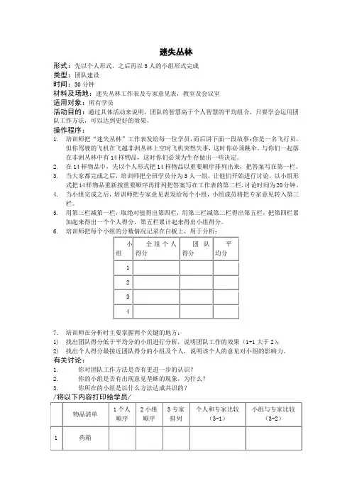 迷失丛林2
