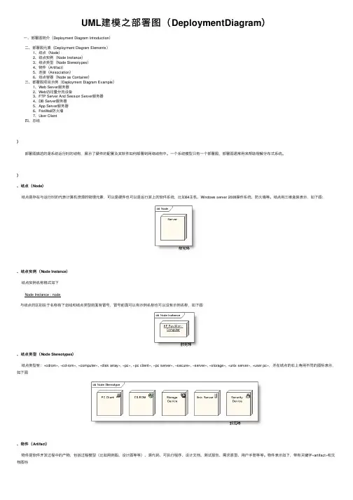 UML建模之部署图（DeploymentDiagram）