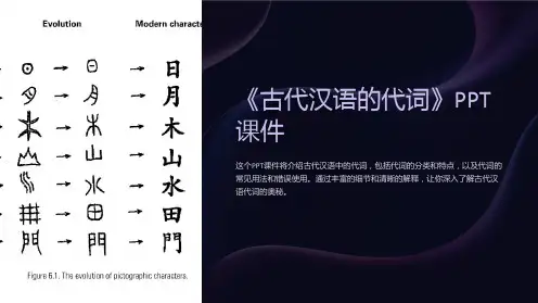 《古代汉语的代词》课件