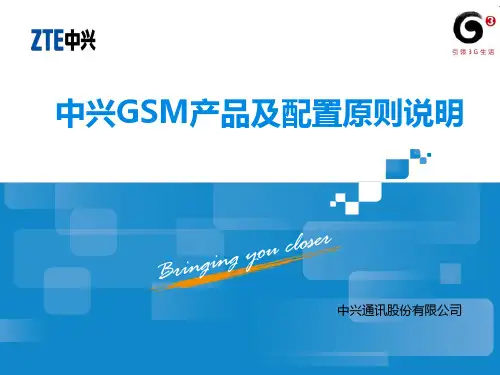 中兴通讯GSM产品和配置说明