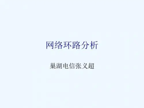 网络环路分析