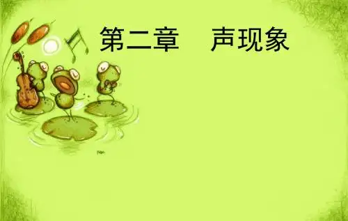 《声现象》名师复习课件