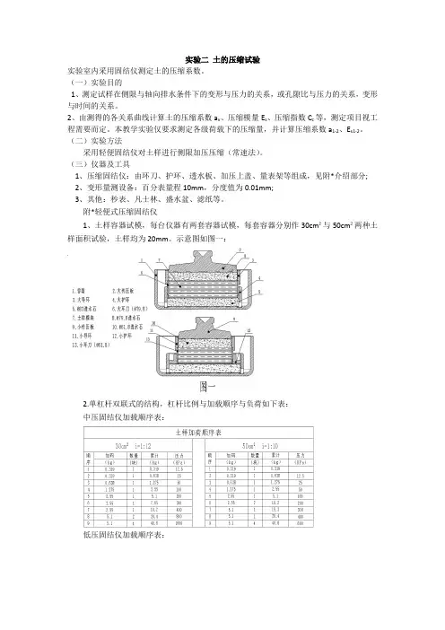 《土力学与地基基础(第3版)》土的压缩试验