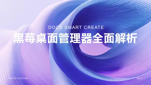 黑莓桌面管理器
