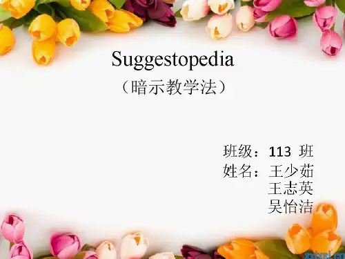 suggestoped暗示法精品讲解