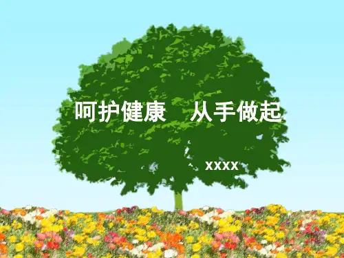 幼儿园中班洗手PPT课件