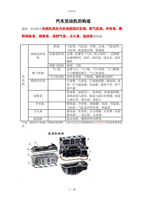 桑塔纳2000AJR发动机构造图解(一般技术文件)