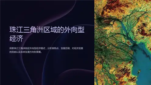 珠江三角洲区域的外向型经济PPT