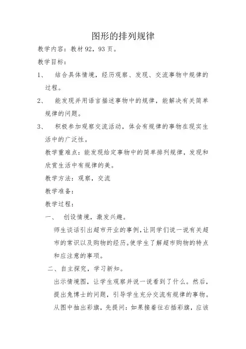 图形排列规律
