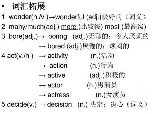 中考英语反义疑问句课件