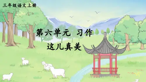 部编版三年级语文上册同步作文第六单元 这儿真美
