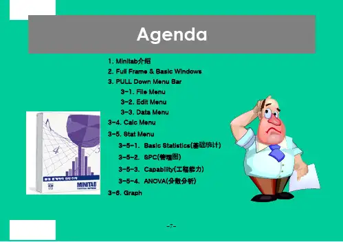 公司Minitab的培训教程