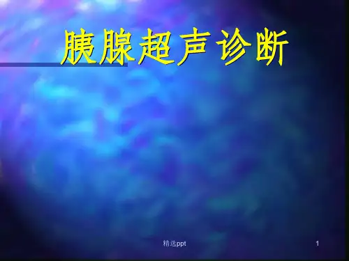 胰腺超声诊断
