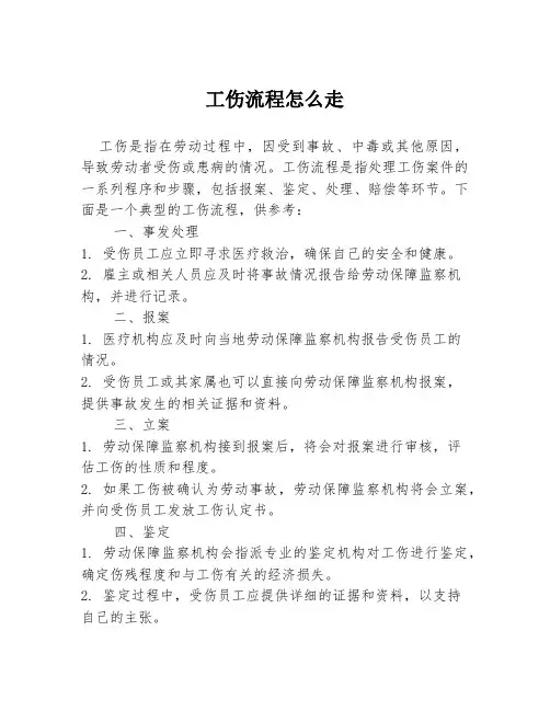 工伤流程怎么走