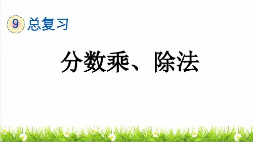 人教版六年级数学上册总复习之《分数乘、除法》教学课件