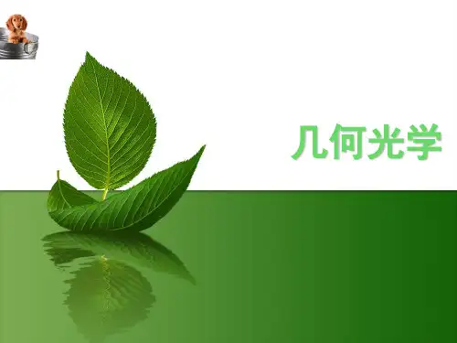 几何光学习题